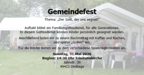 Gemeindefest 2026
