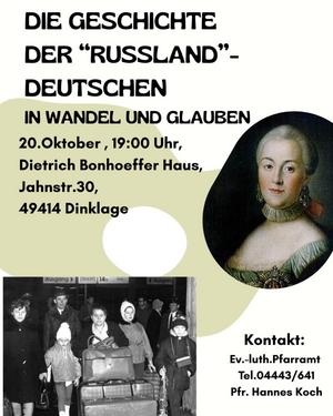 Die Geschichte der "Russland" Deutschen im Wandel und Glauben