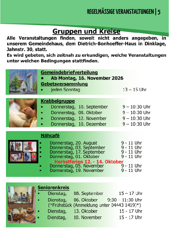 Gruppen und Kreise