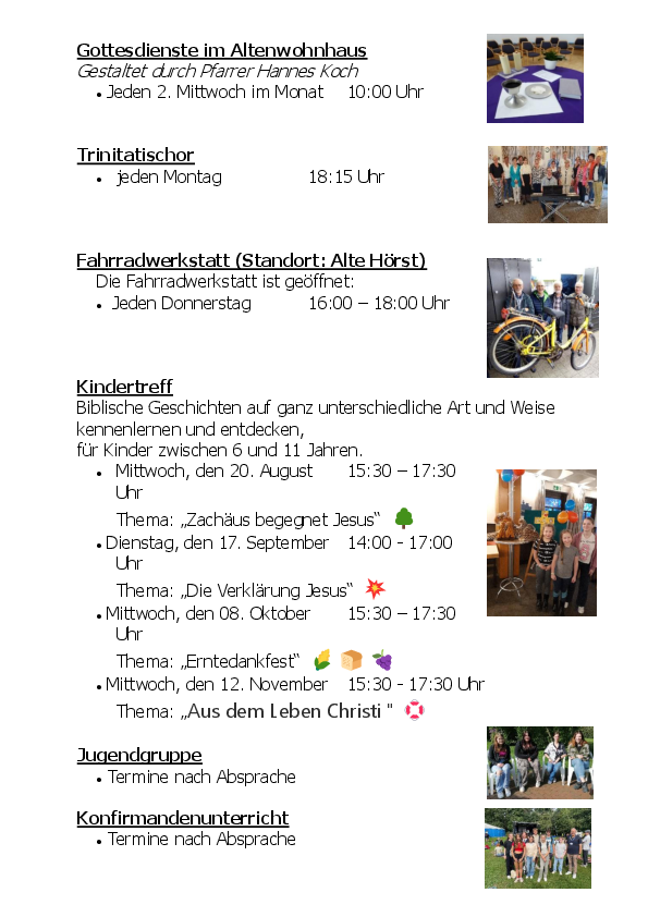 Gruppen und Kreise