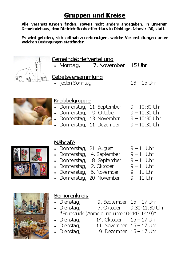 Gruppen und Kreise